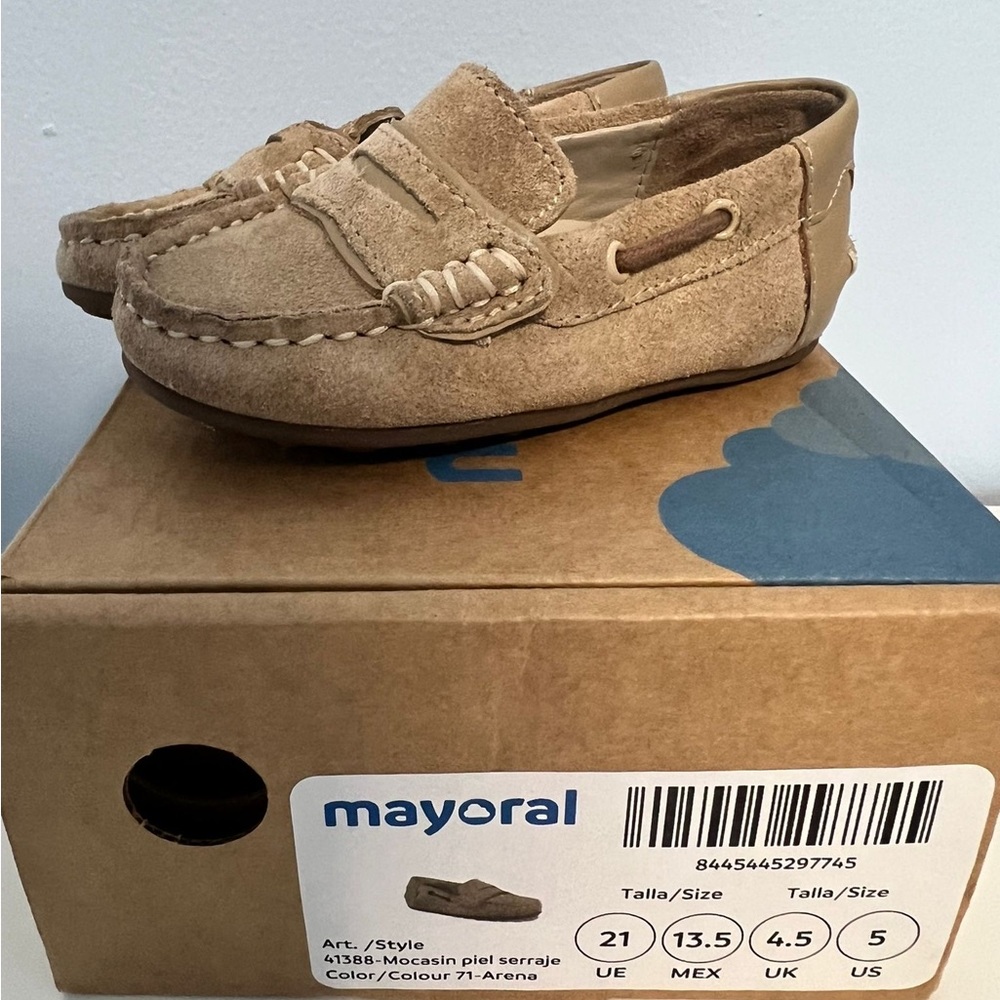 Mayoral suede loafers
